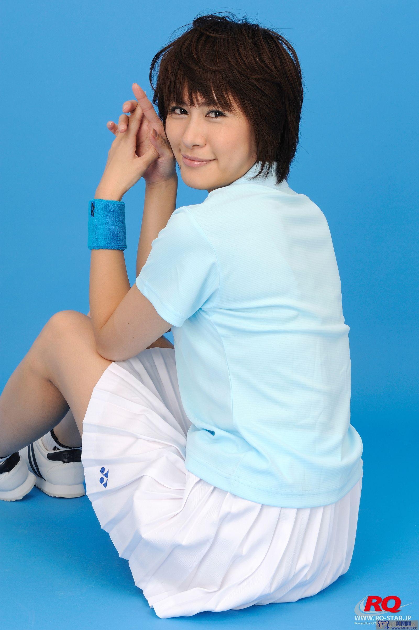 [RQ-STAR美女] NO.0081 Akiko Fujihara 藤原明子 Badminton Wear