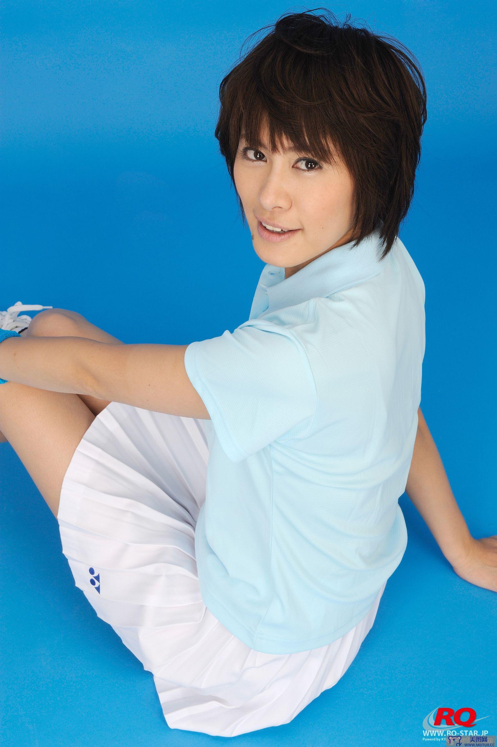 [RQ-STAR美女] NO.0081 Akiko Fujihara 藤原明子 Badminton Wear