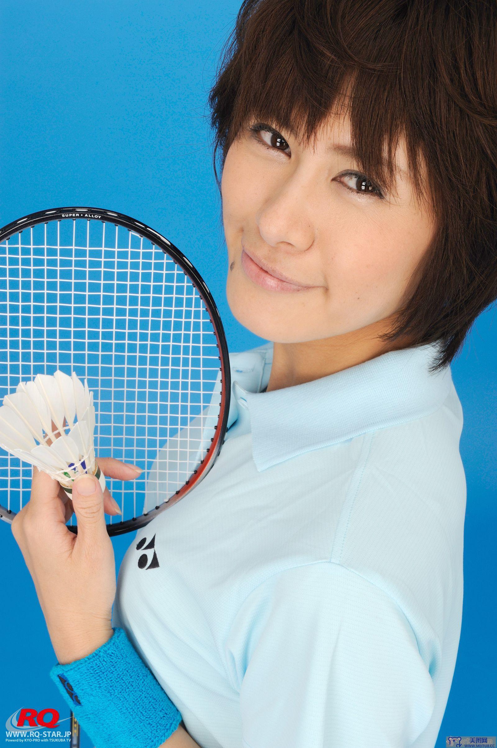 [RQ-STAR美女] NO.0081 Akiko Fujihara 藤原明子 Badminton Wear