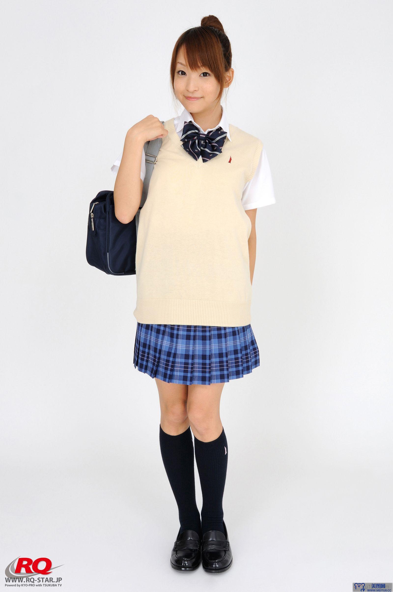 [RQ-STAR美女] NO.0097 Mio Aoki 青木未央 Student Style