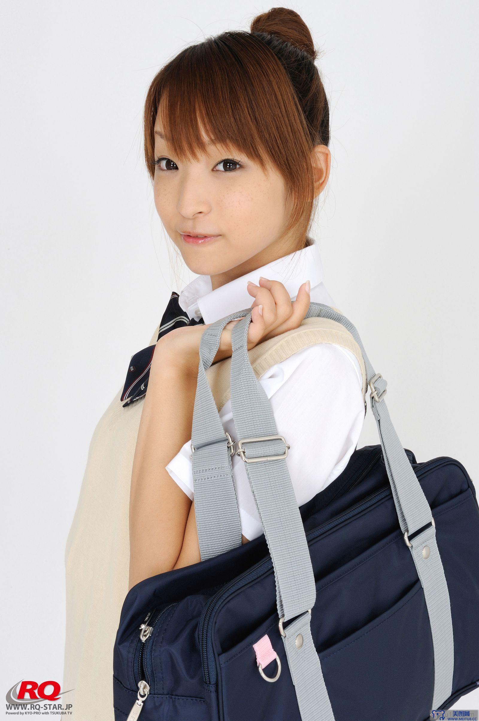 [RQ-STAR美女] NO.0097 Mio Aoki 青木未央 Student Style