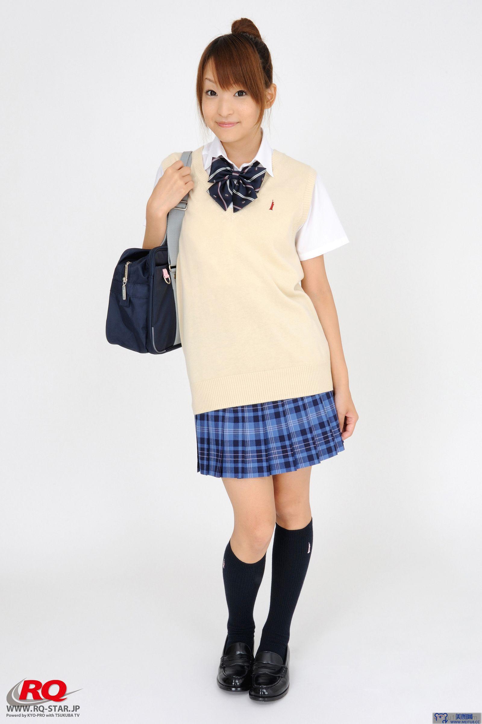 [RQ-STAR美女] NO.0097 Mio Aoki 青木未央 Student Style