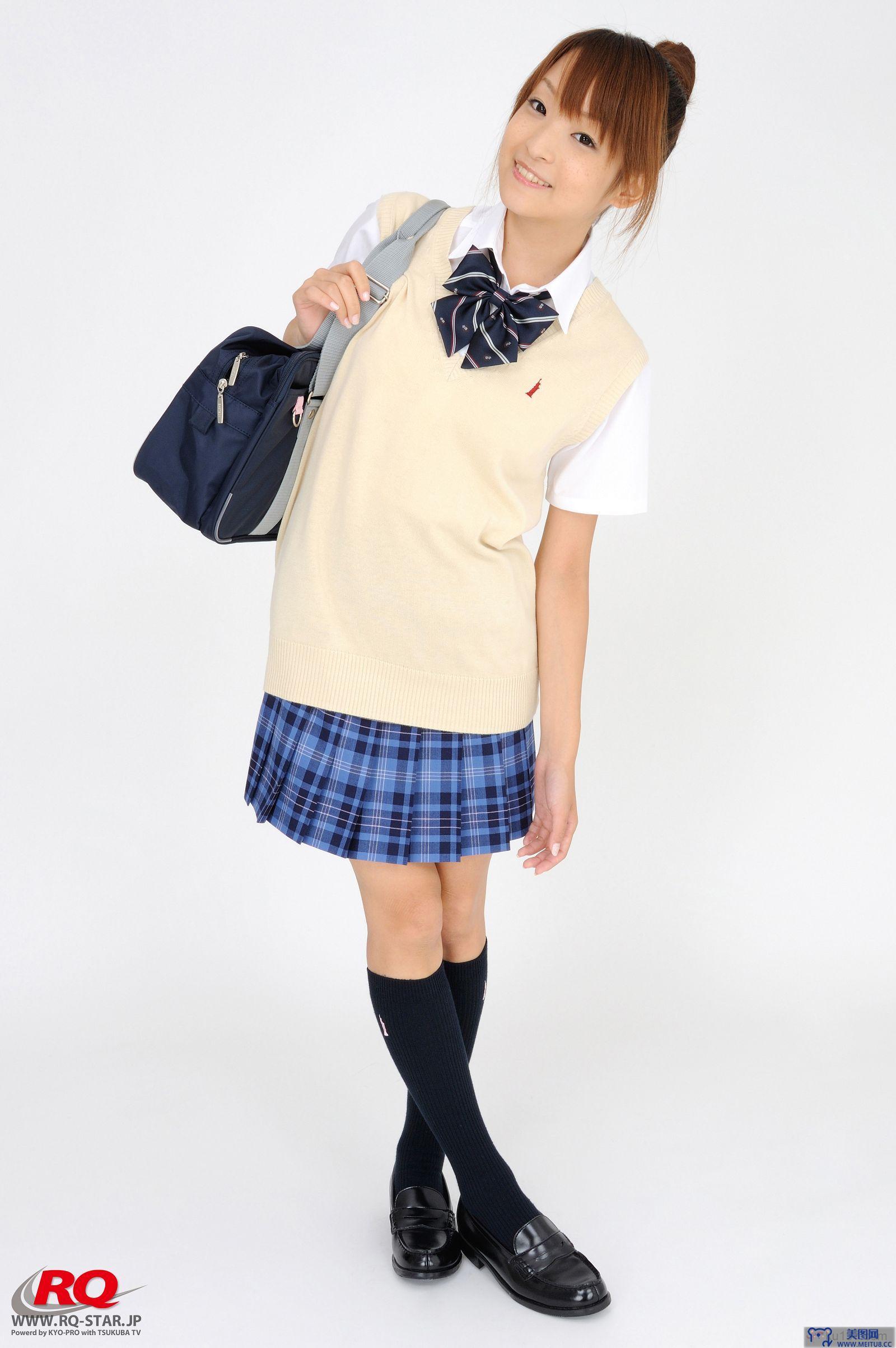 [RQ-STAR美女] NO.0097 Mio Aoki 青木未央 Student Style