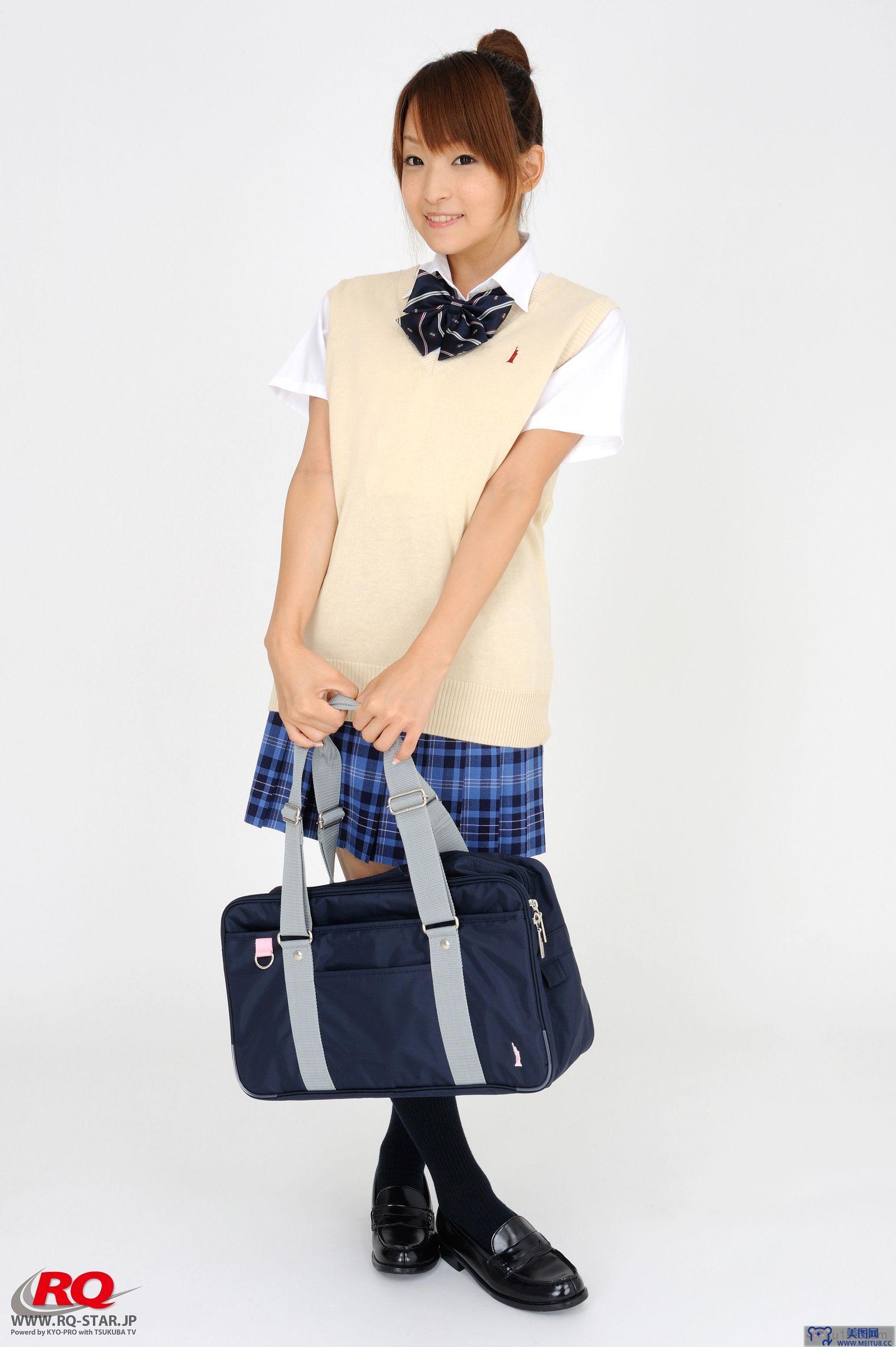 [RQ-STAR美女] NO.0097 Mio Aoki 青木未央 Student Style