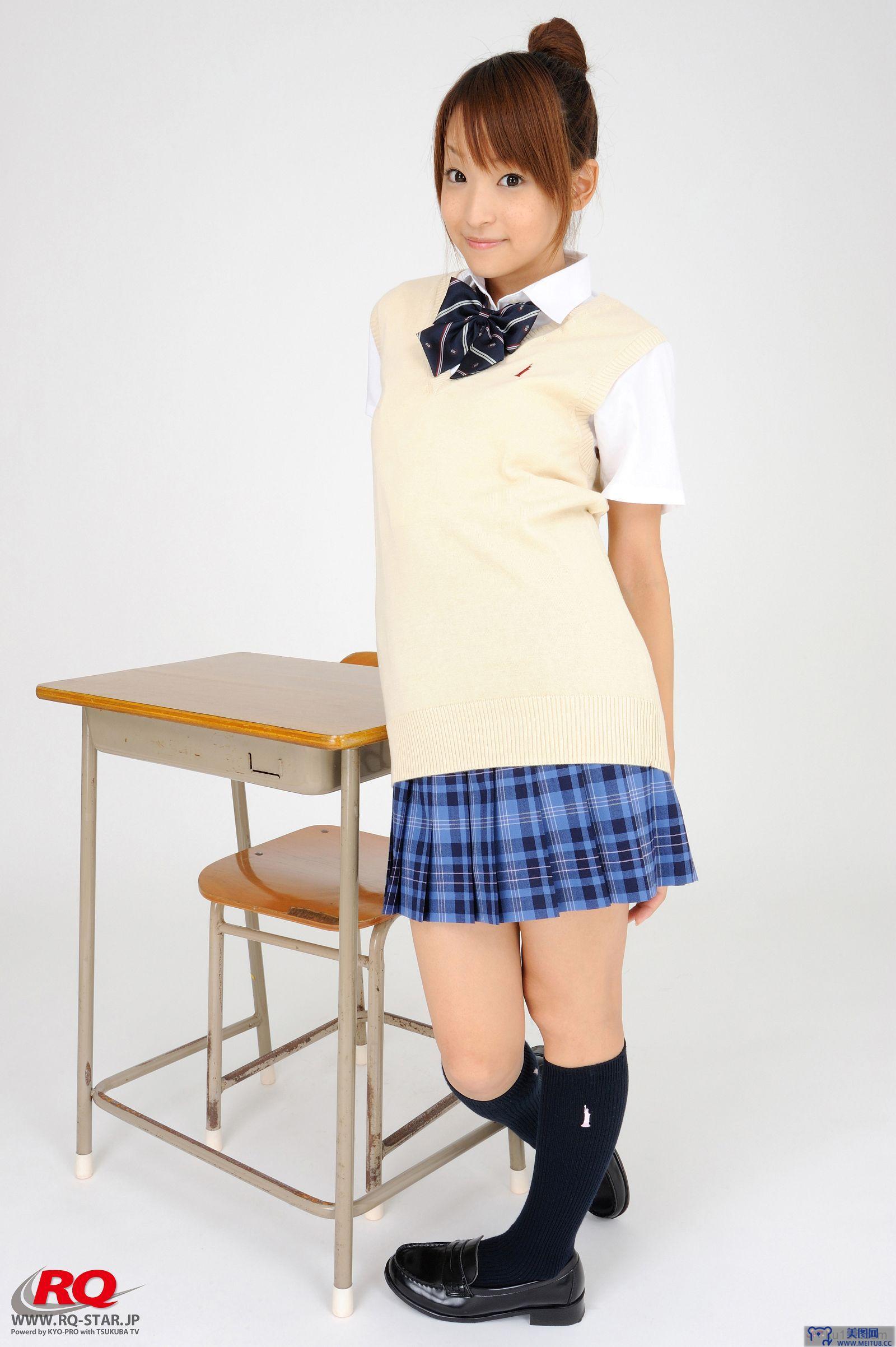 [RQ-STAR美女] NO.0097 Mio Aoki 青木未央 Student Style