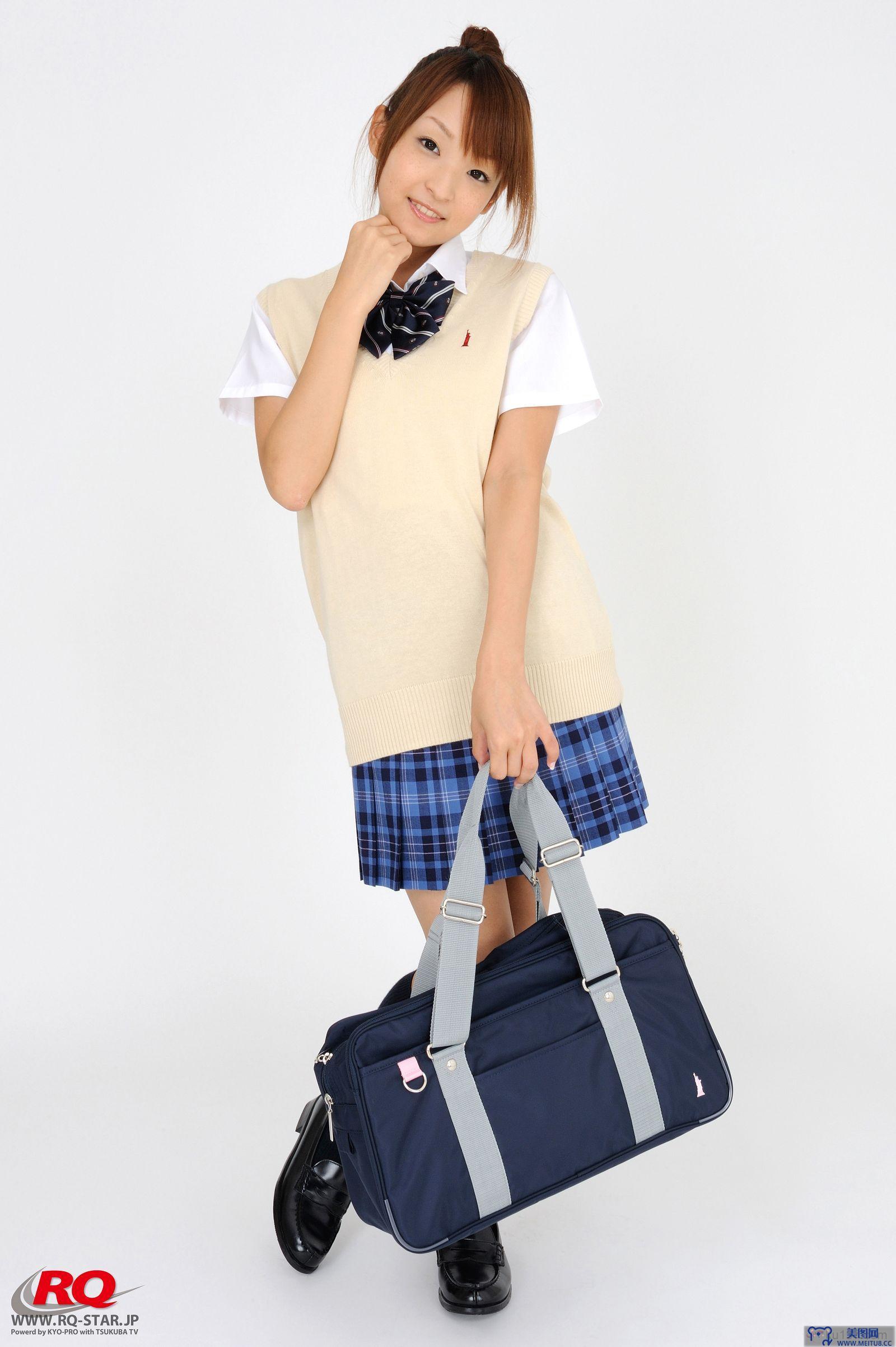 [RQ-STAR美女] NO.0097 Mio Aoki 青木未央 Student Style