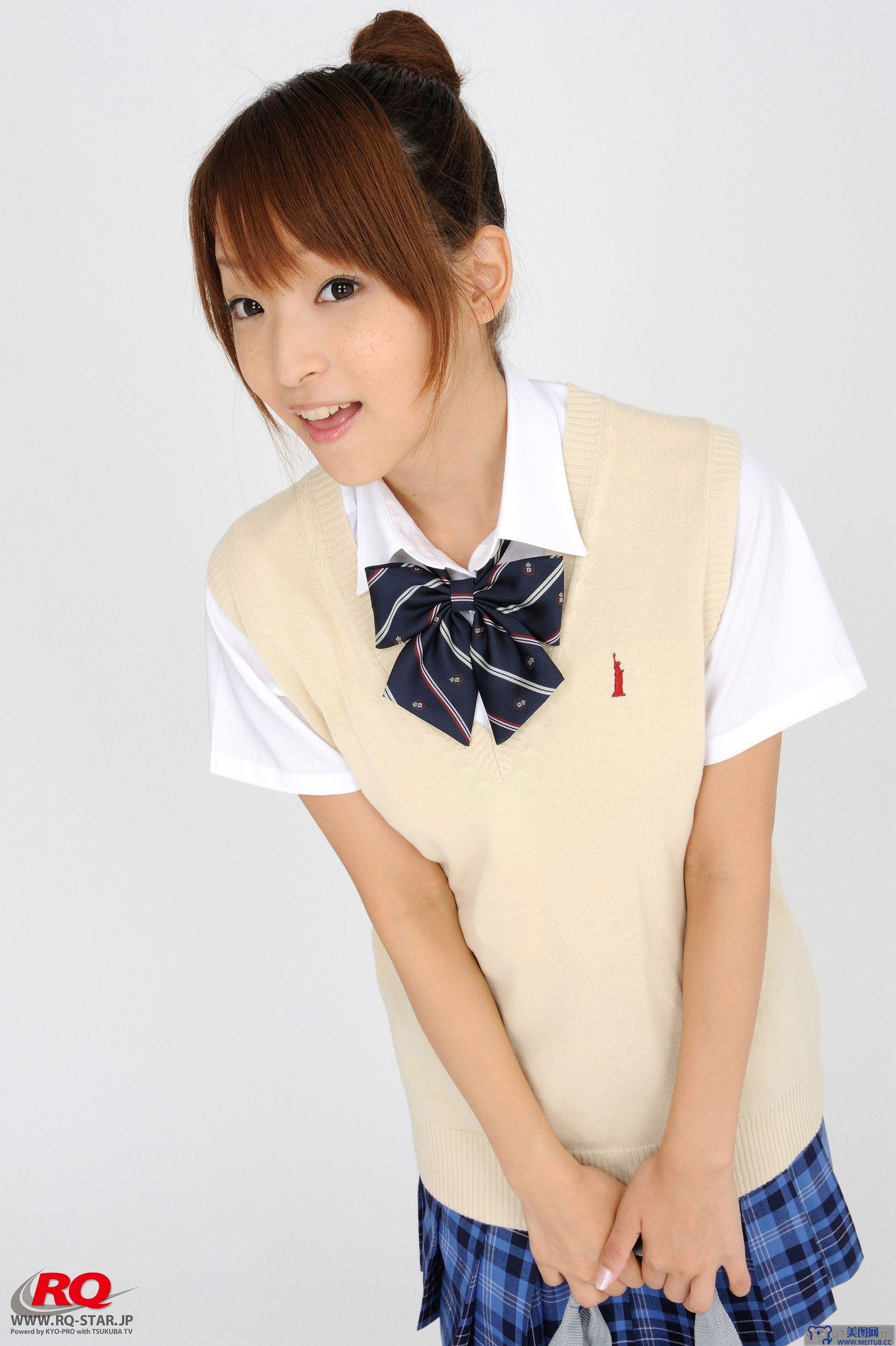 [RQ-STAR美女] NO.0097 Mio Aoki 青木未央 Student Style