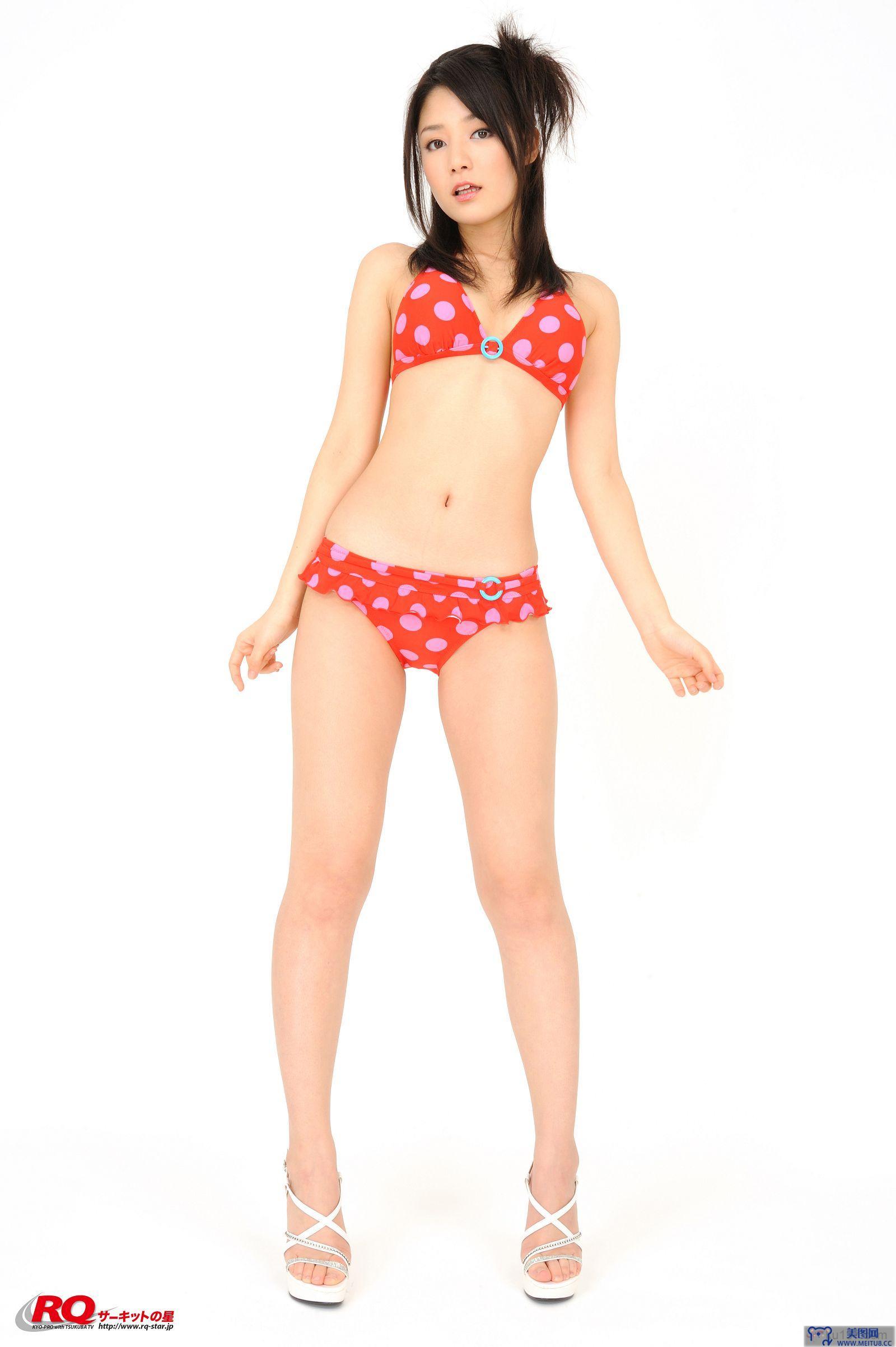 [RQ-STAR美女] NO.0105 Hitomi Furusaki 古崎瞳 Swim Suits – Red