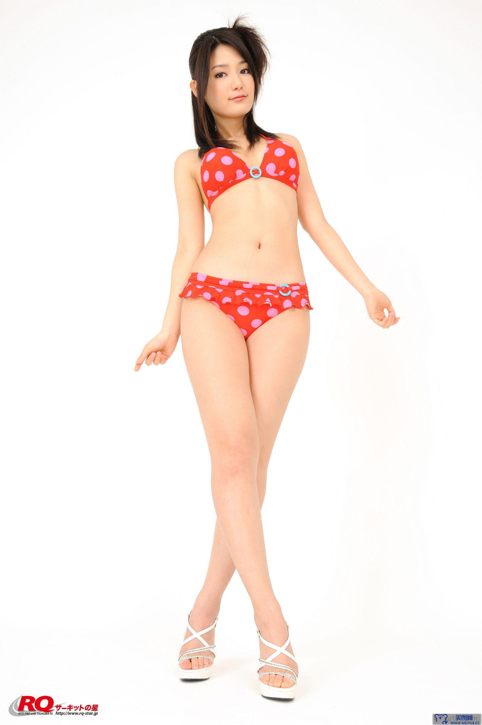 [RQ-STAR美女] NO.0105 Hitomi Furusaki 古崎瞳 Swim Suits – Red