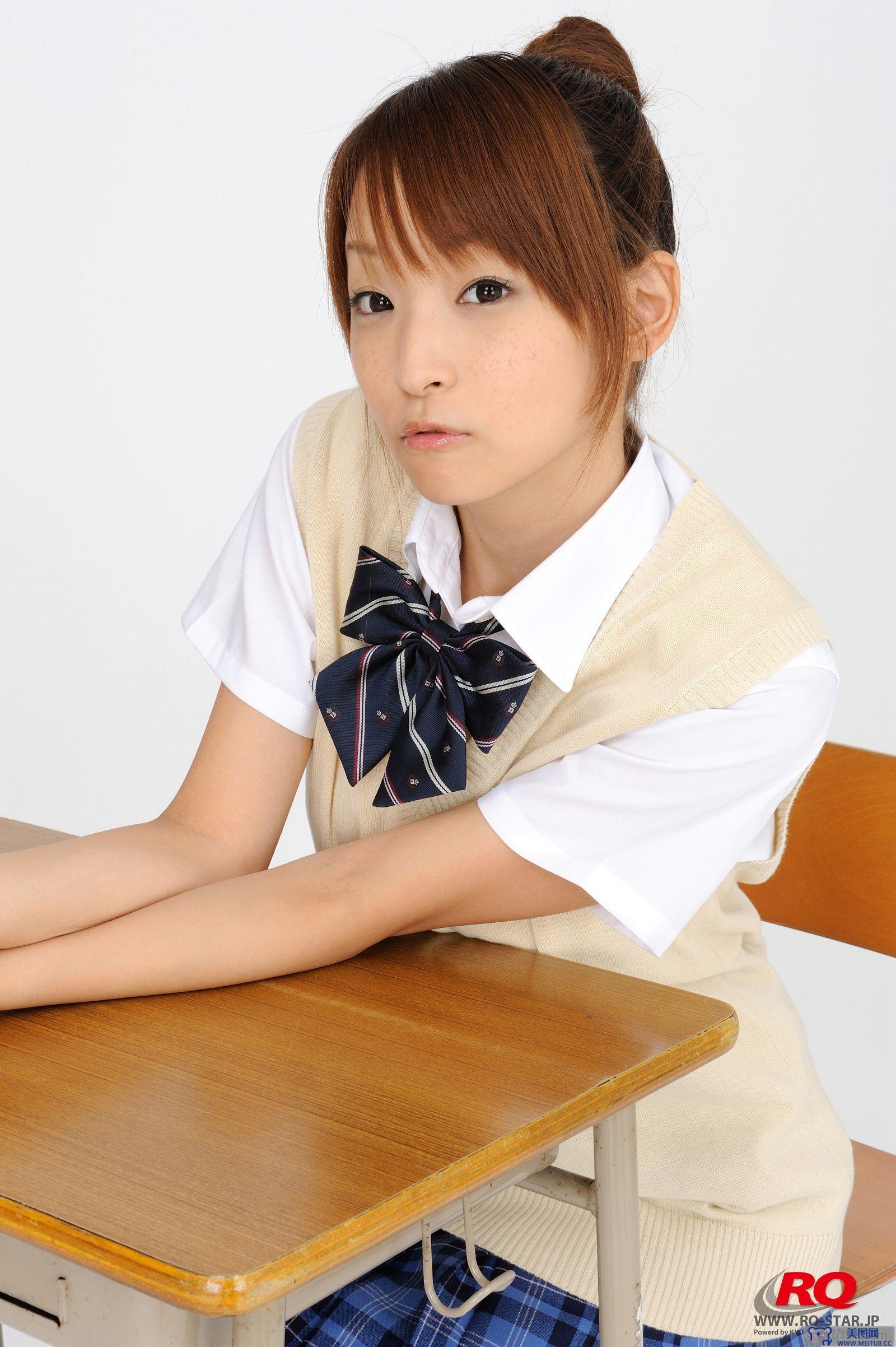 [RQ-STAR美女] NO.01162 Mio Aoki 青木未央 Student Style