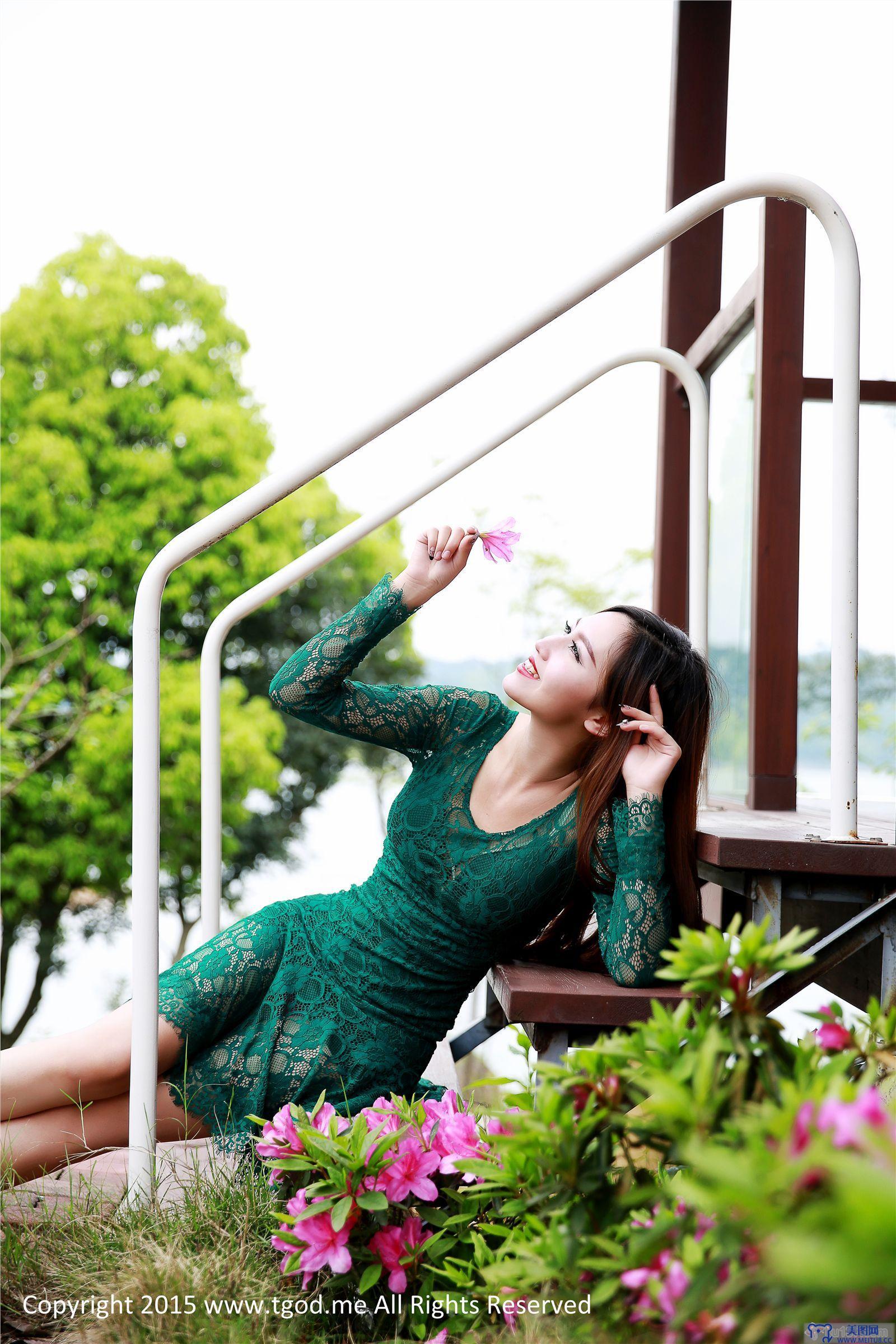 [TGOD写真] 2015.05.08 女神驾到 九江花源谷 青春女神鲁思羽 夏静镜