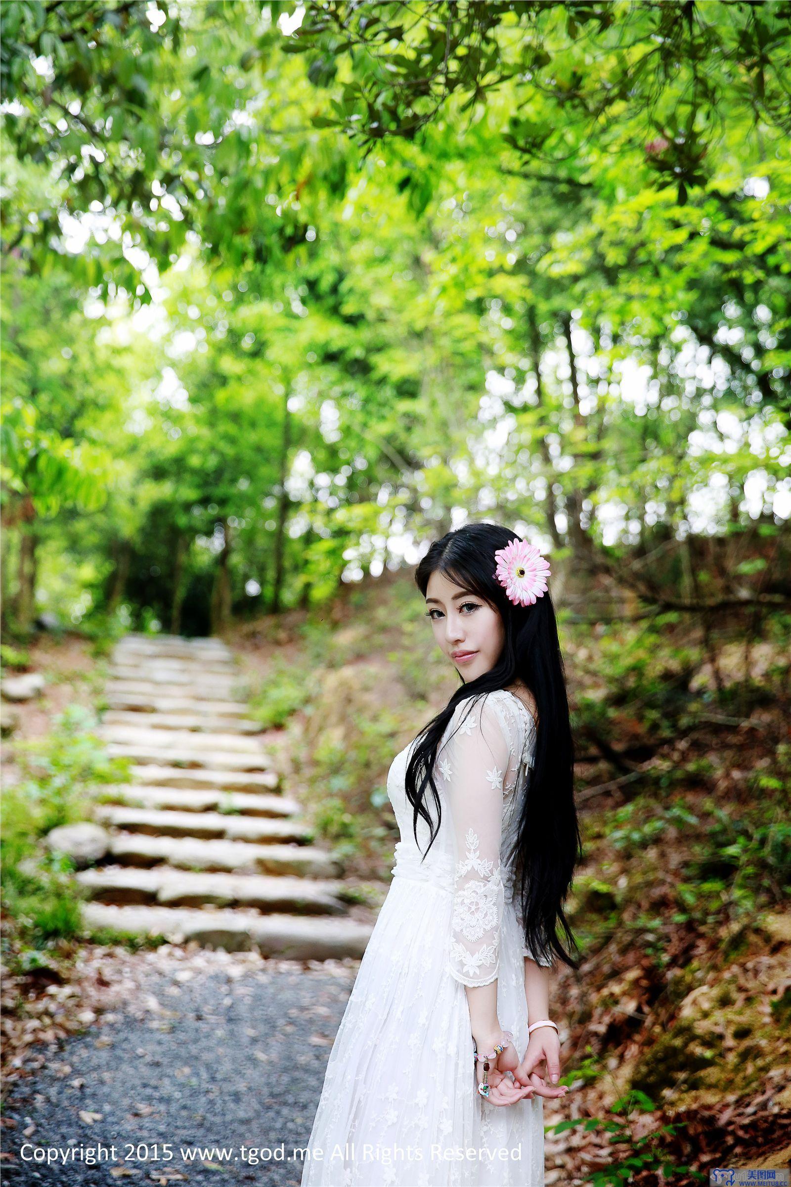 [TGOD写真] 2015.05.08 女神驾到 九江花源谷 青春女神鲁思羽 夏静镜