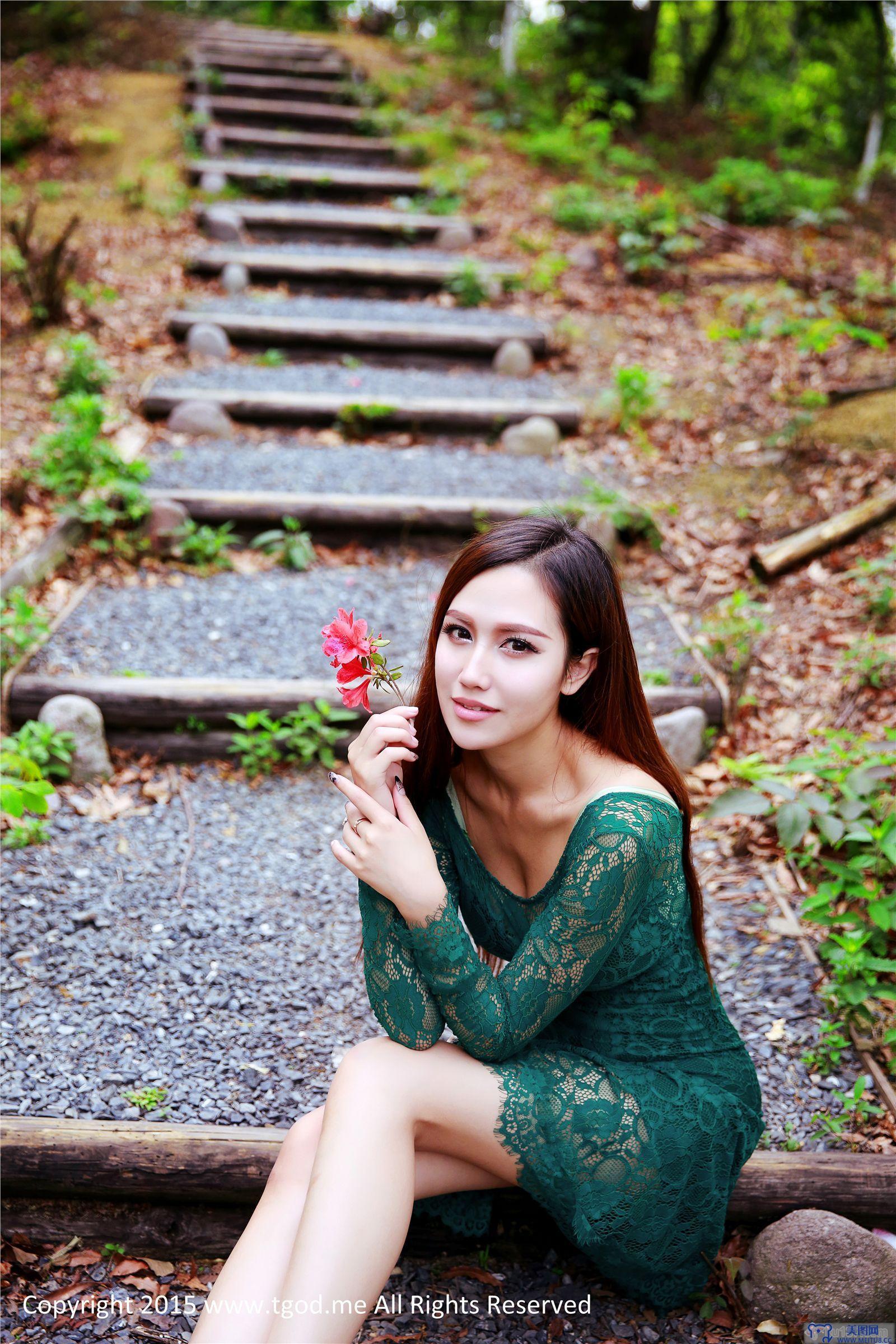 [TGOD写真] 2015.05.08 女神驾到 九江花源谷 青春女神鲁思羽 夏静镜