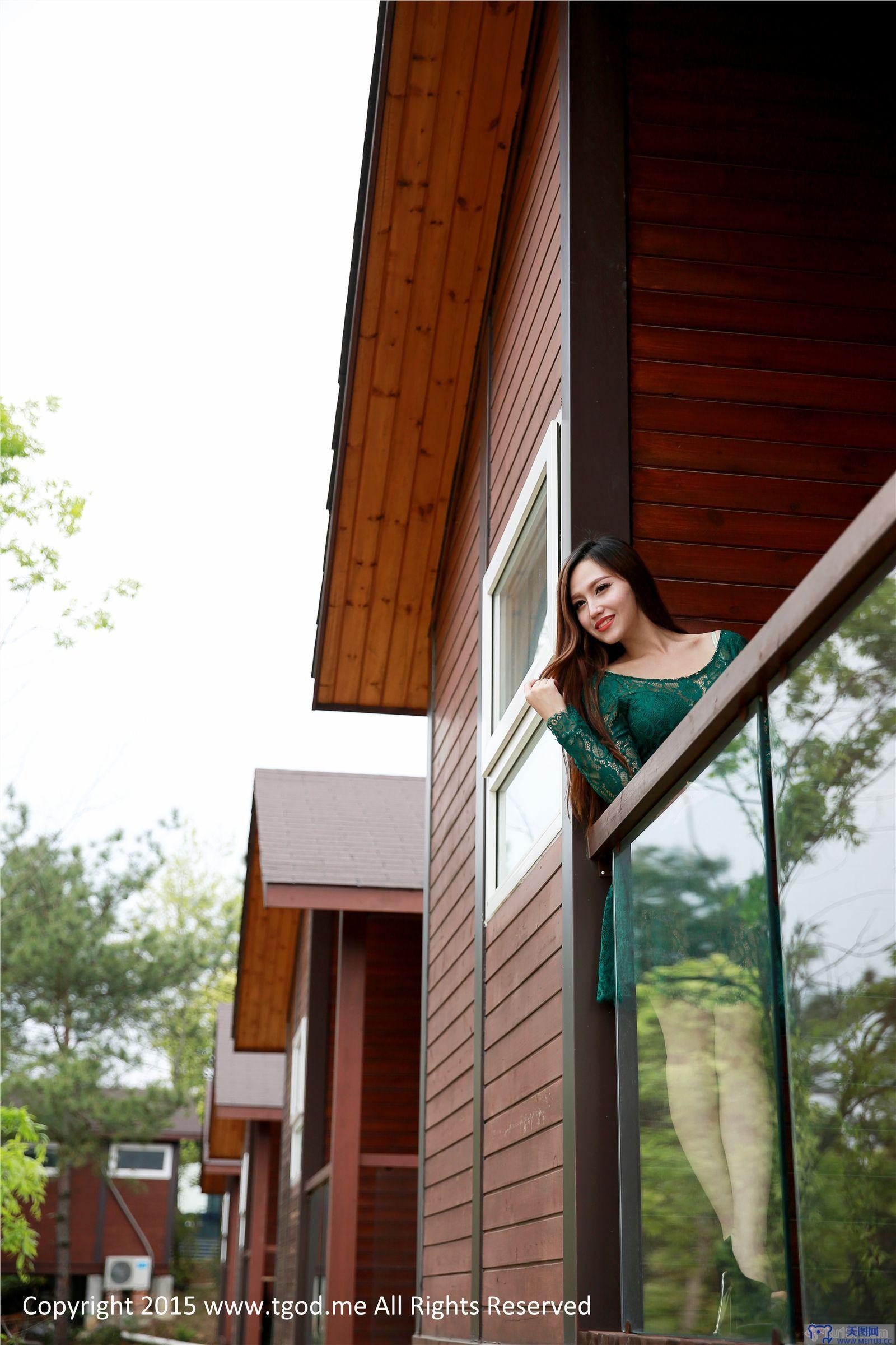 [TGOD写真] 2015.05.08 女神驾到 九江花源谷 青春女神鲁思羽 夏静镜