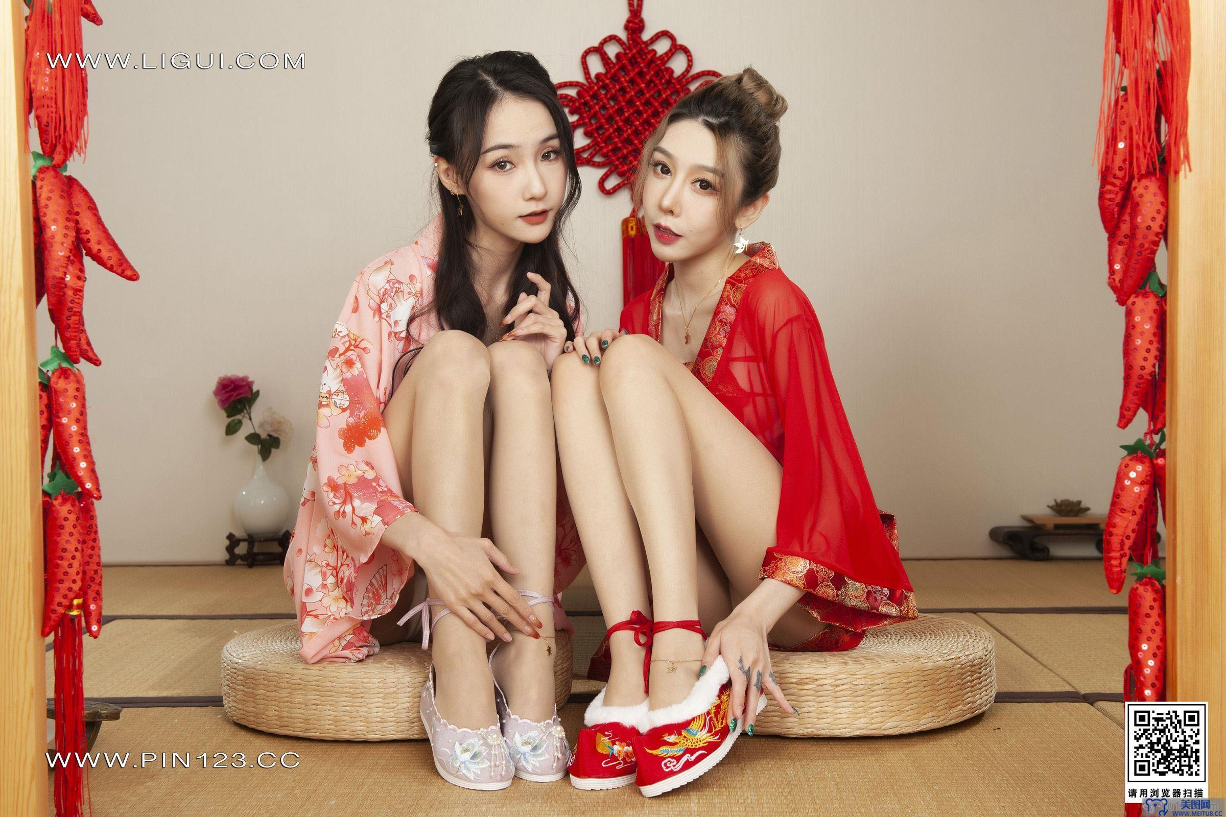 [Ligui丽柜美腿]2023.01.19 《花足迎春》上 兔子＆心心