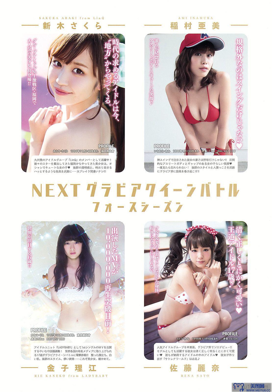 [Young Animal] 2015.11 No.22 石川恋 藤田美里 新木さくら 稲村亜美 金子理江 佐藤麗奈