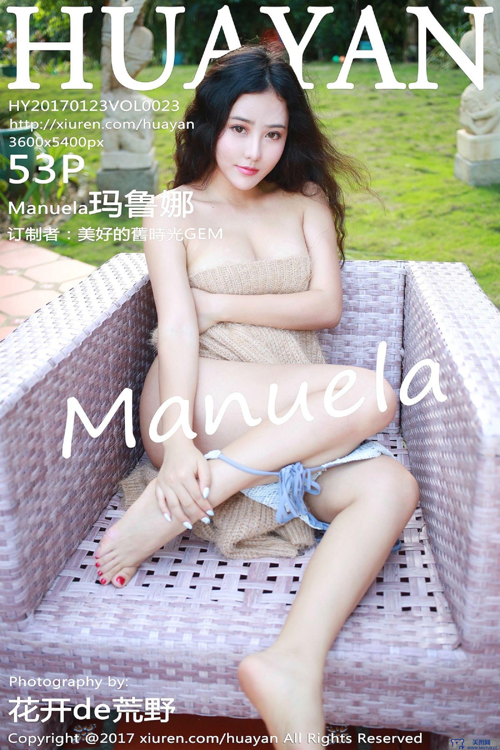 [花の颜套图] 2017.01.23 Vol.023 Manuela玛鲁娜