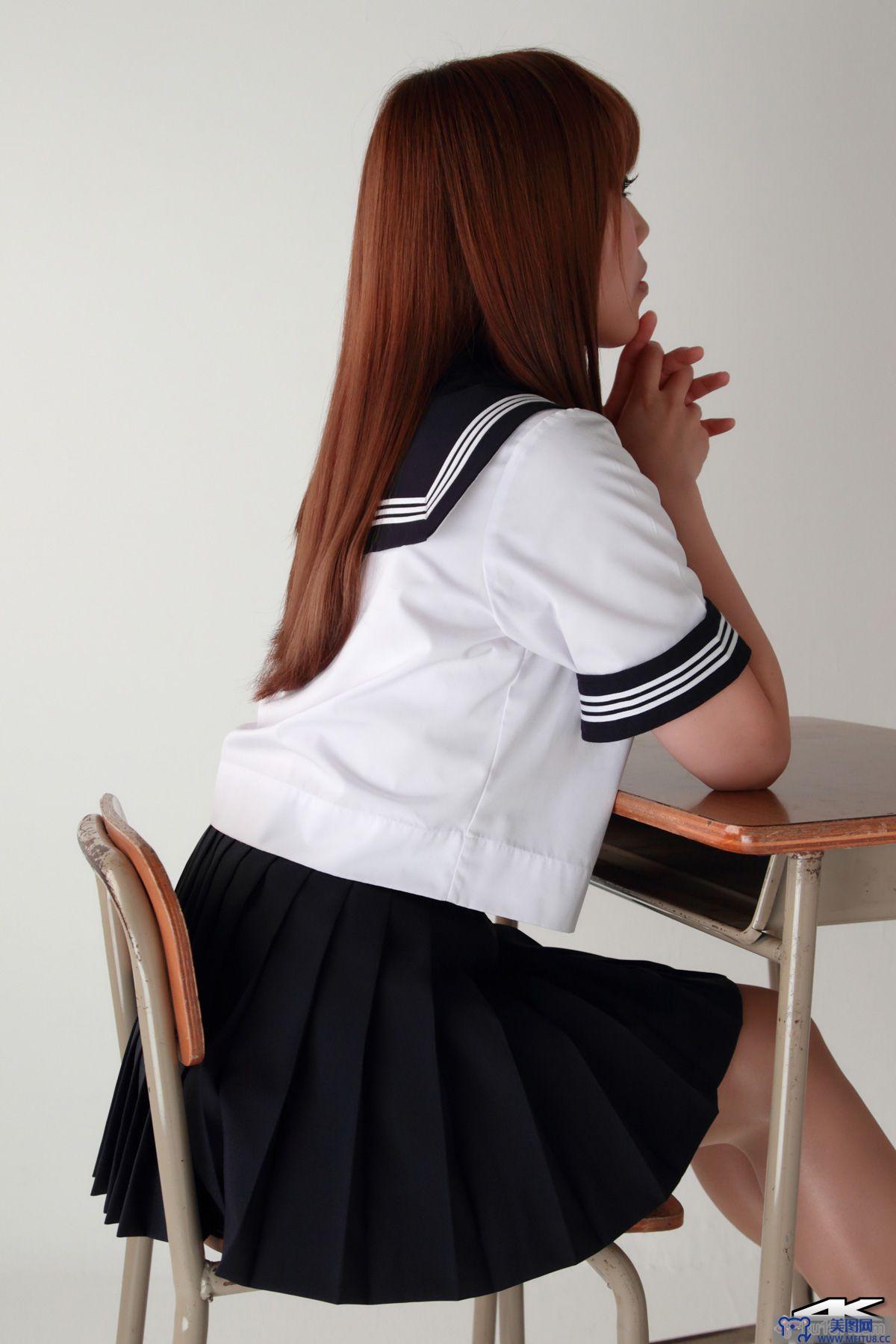 [4K-STAR写真] NO.00018 Kurumi Kisaragi 如月くるみ Sailor Suit