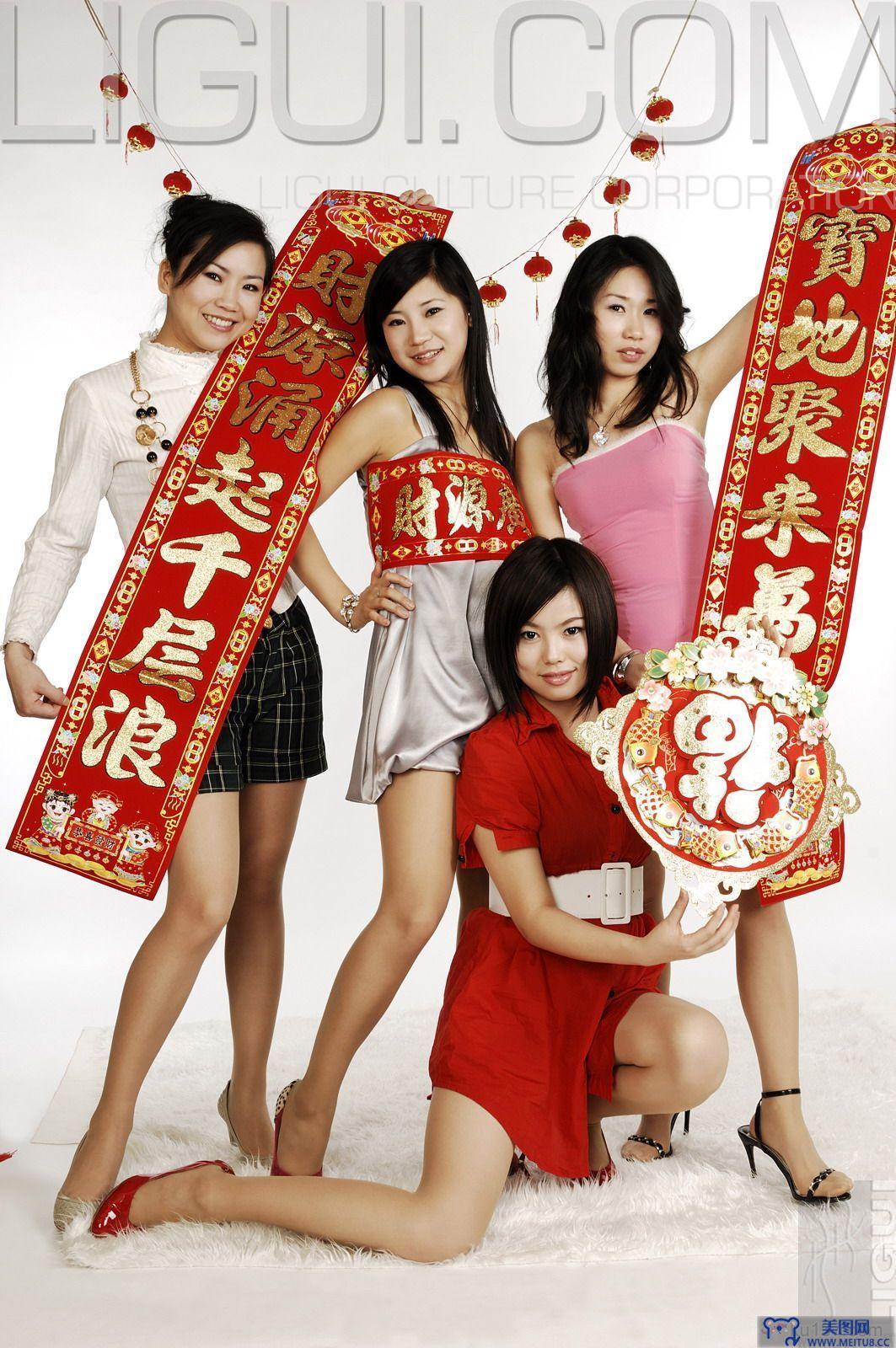 [Ligui丽柜美腿]2008.02.06 卡鲁鲁＆慕子＆海伦＆由美 鼠年大吉