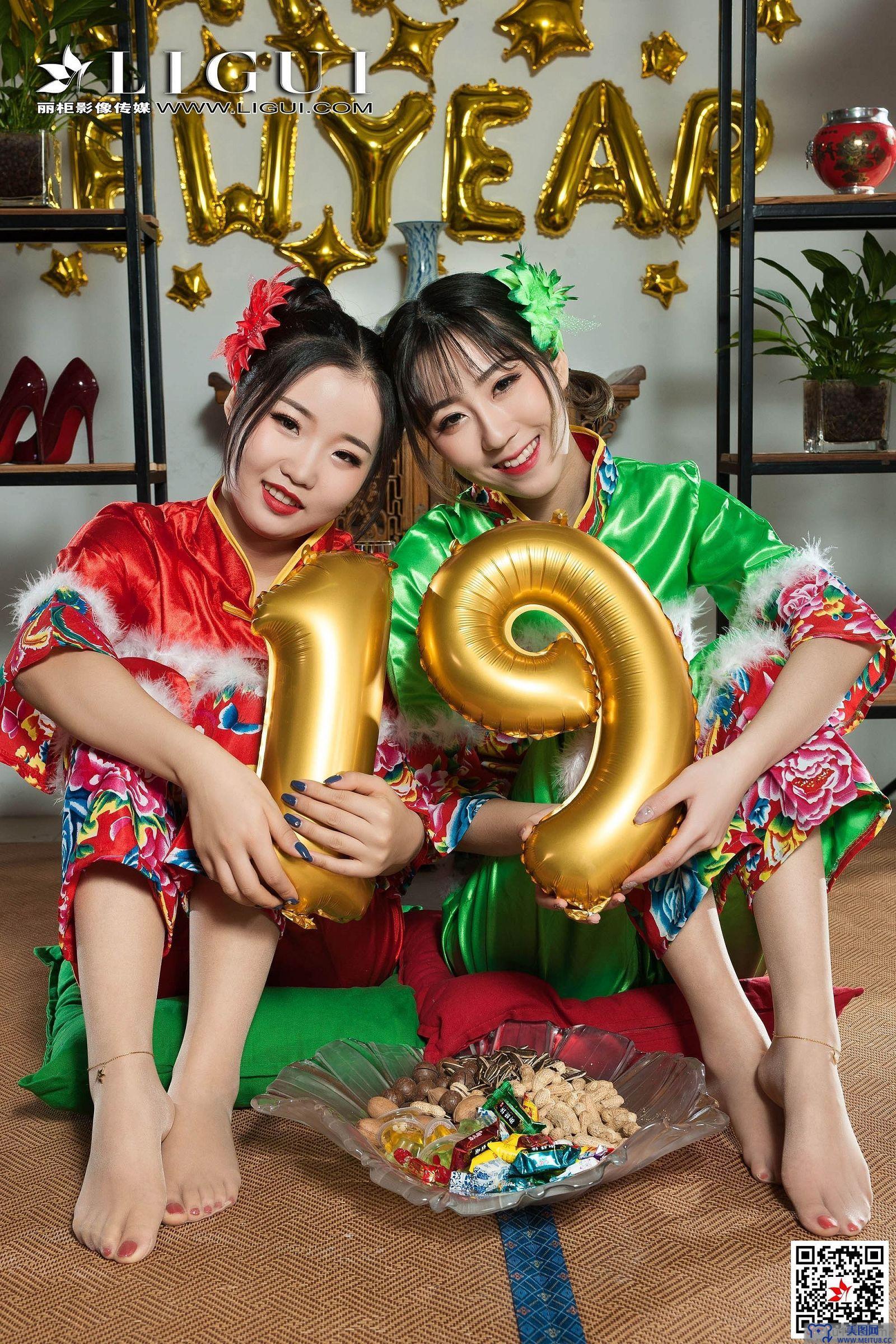 [Ligui丽柜美腿]2018.12.28 网络丽人 Model 媛媛&鱼妹